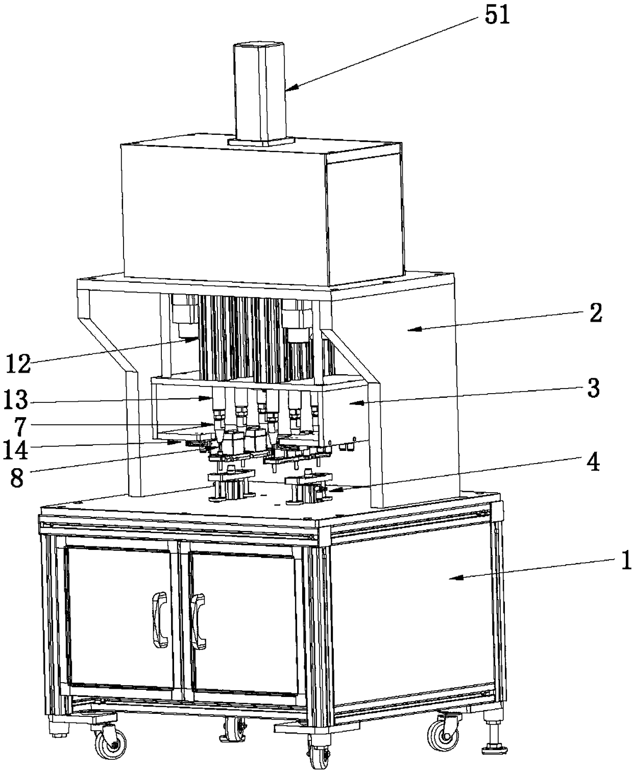 An automatic assembly and disassembly screw machine for cnc fixture