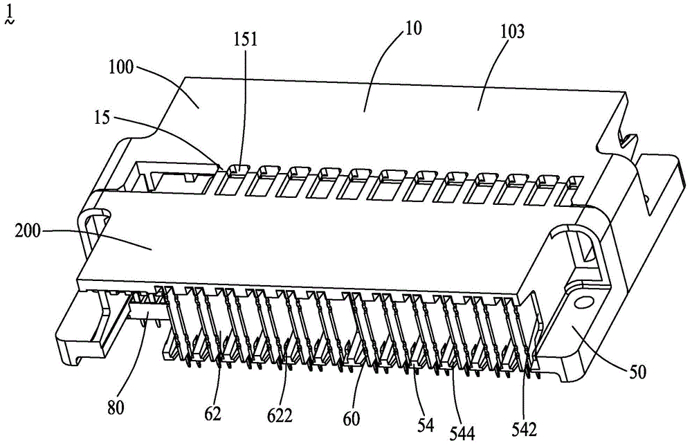 Plug connector and electric connector combination