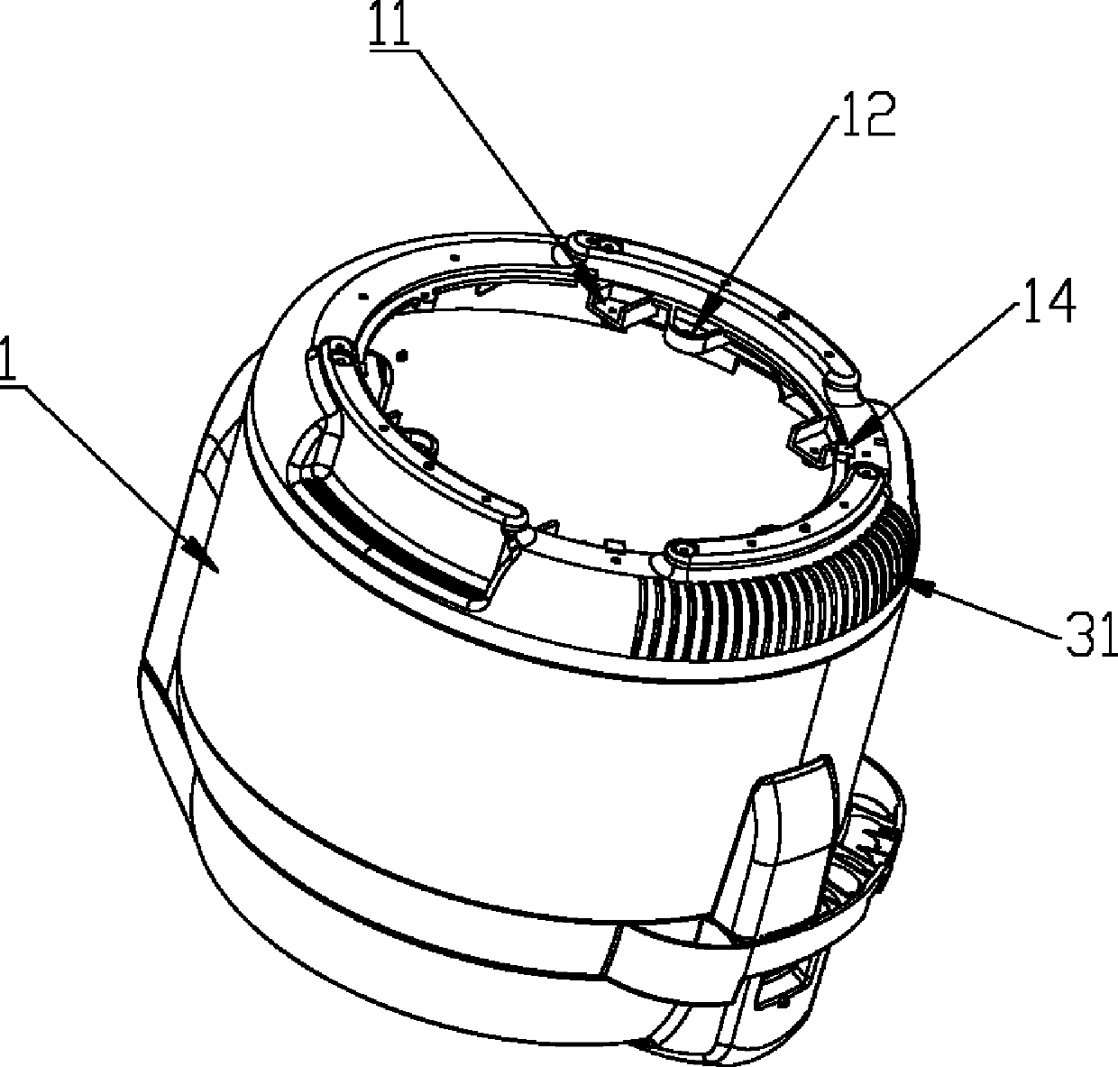 Electromagnetic electric-pressure cooker