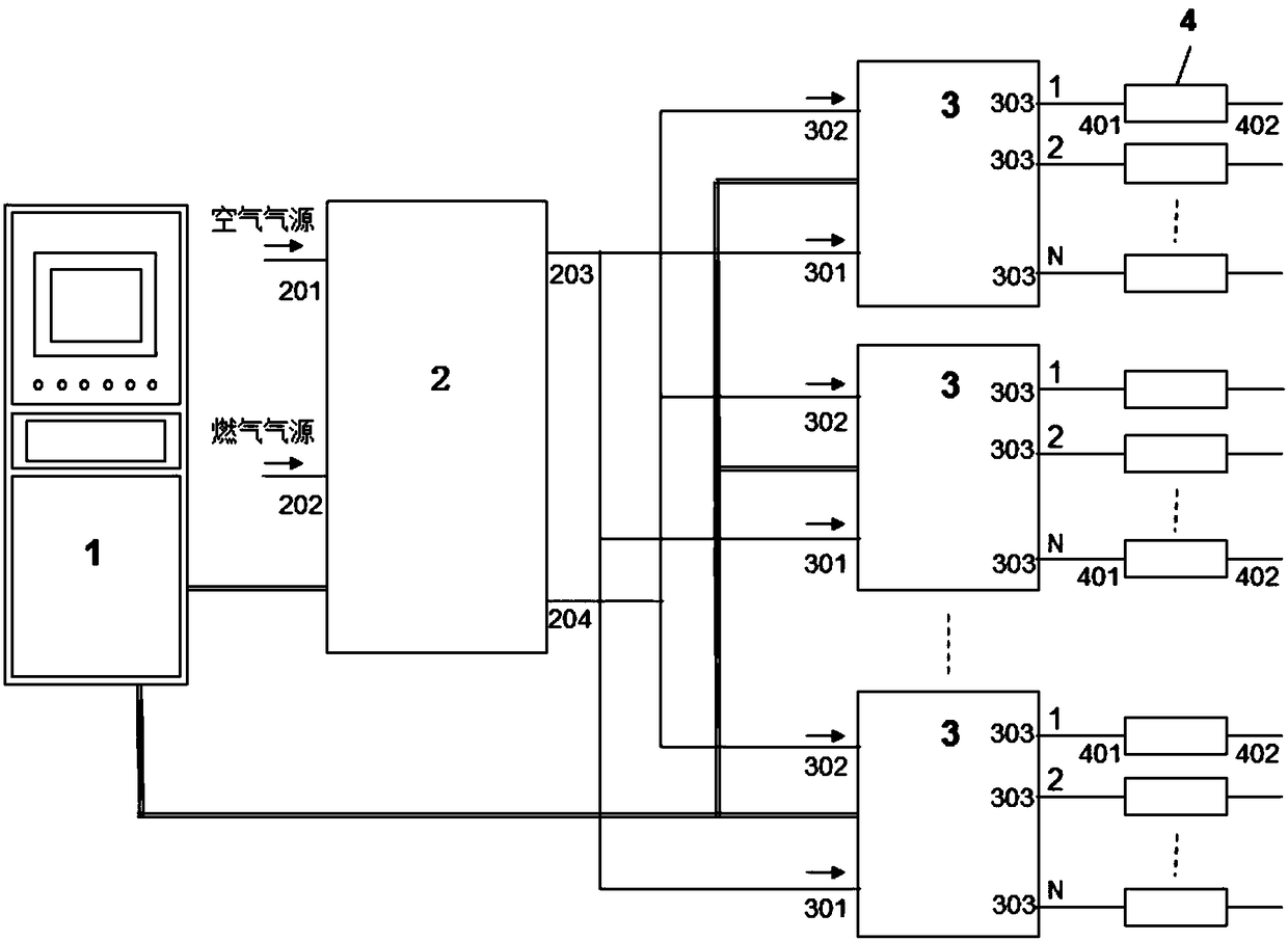 Mixed ignition device for shock wave dust cleaning system