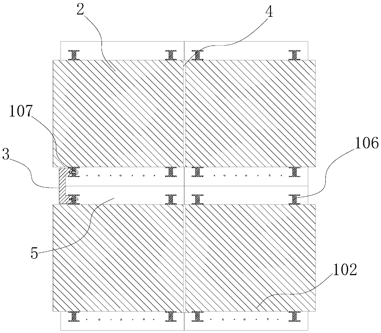 Composite fireproof thermal insulation wall body