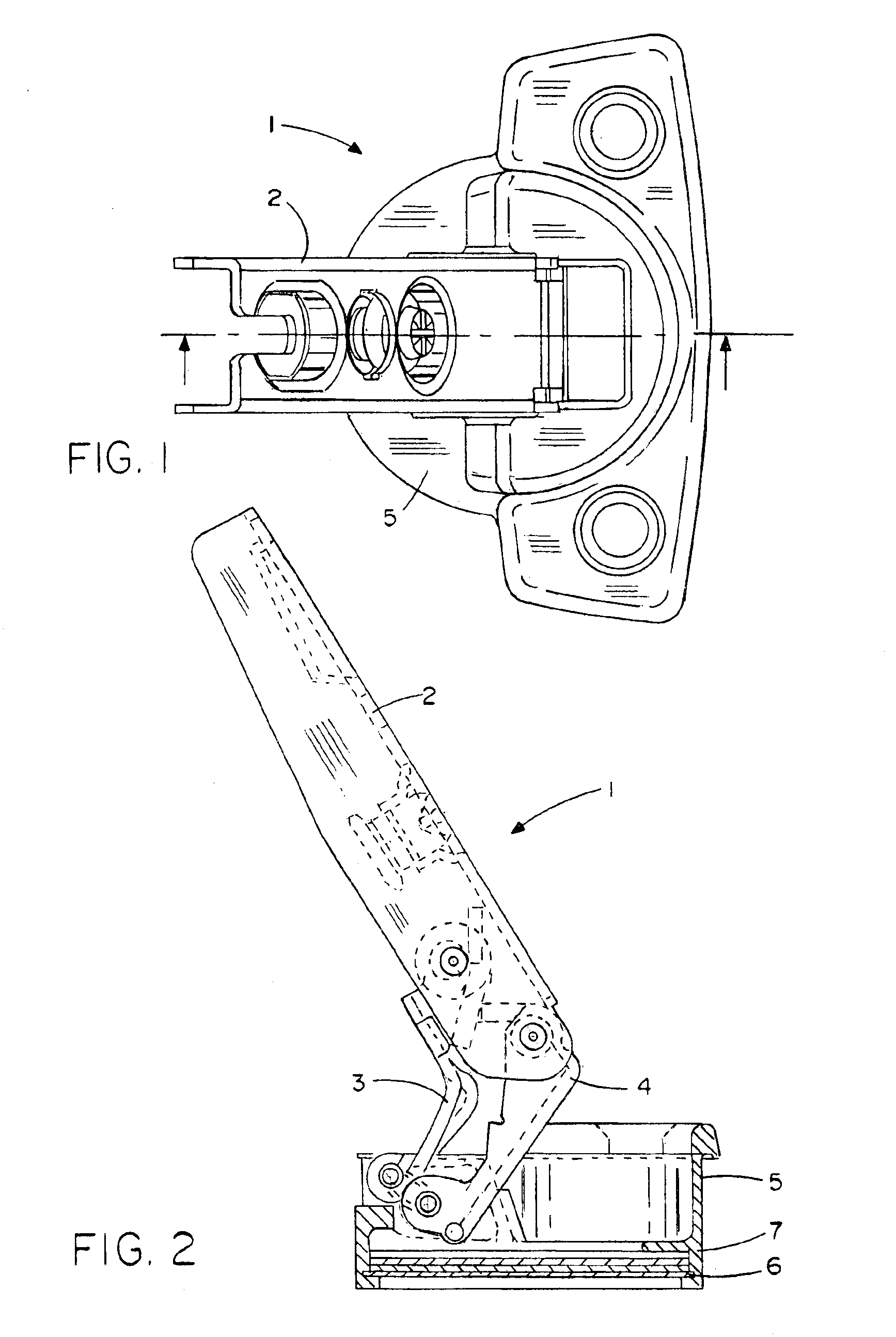 Cabinet hardware with braking and shock absorbing device