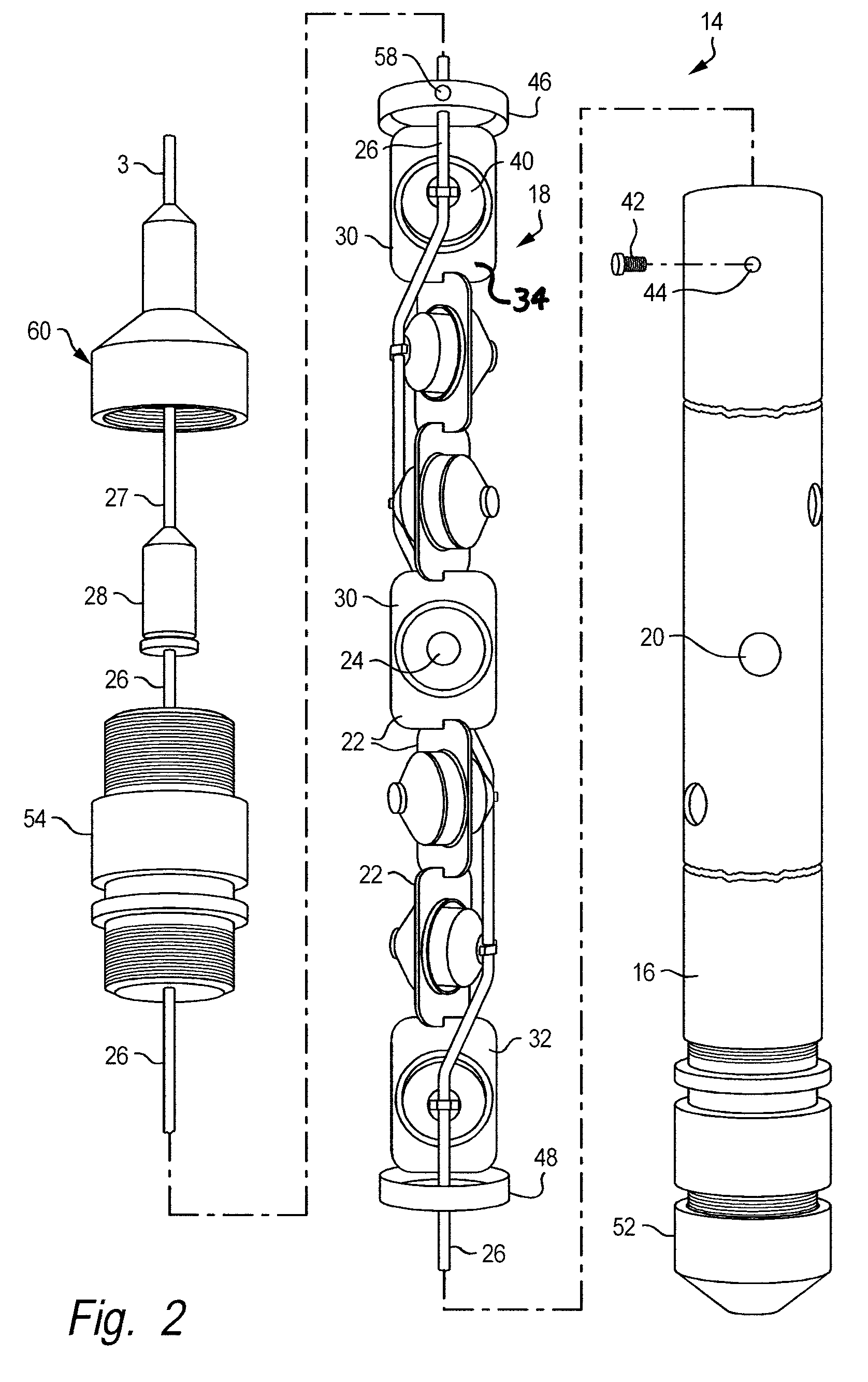 Exposed hollow carrier perforation gun and charge holder