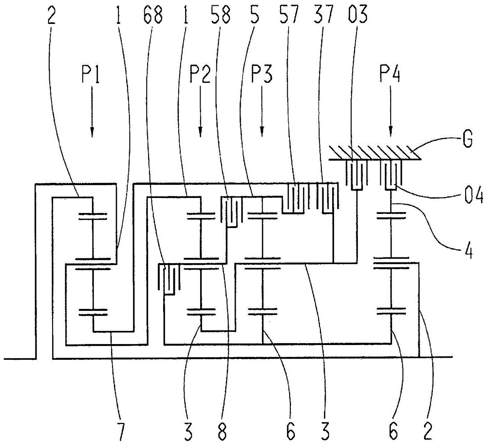 Multi-stage transmission