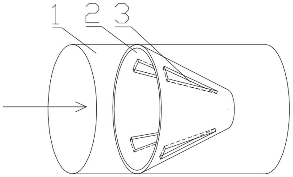 A turbulence generating device suitable for rapid sorting of fine particles