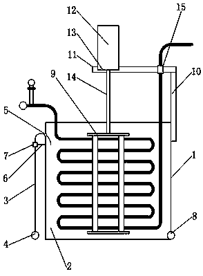 Steam waste heat waste water preheating device