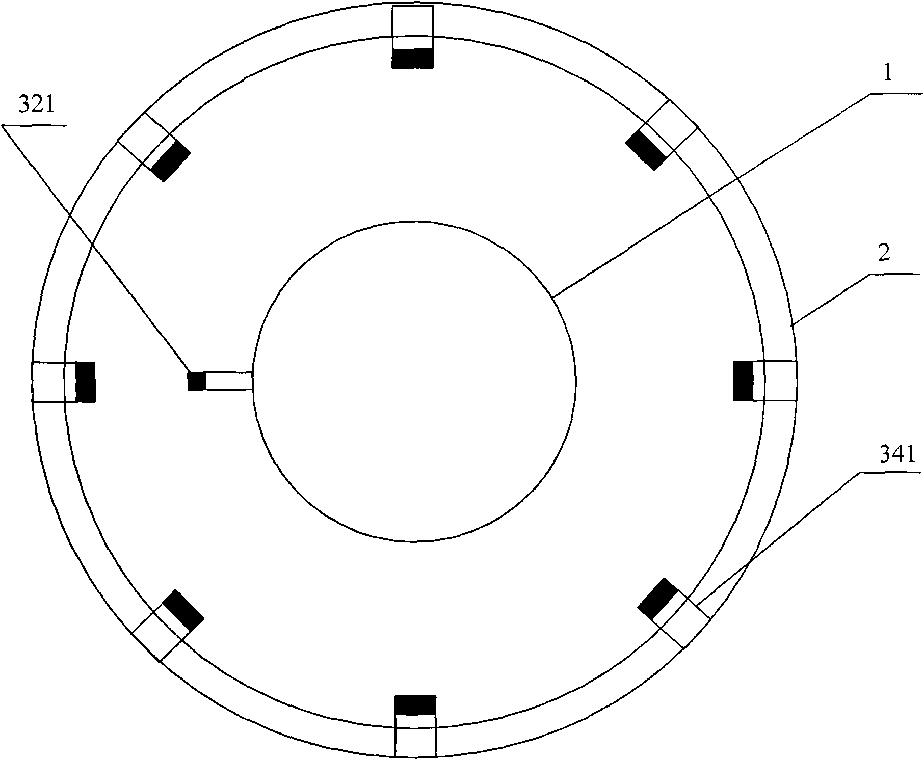 Rotating axis parameter measurement equipment and rotating axis multi-parameter sensor