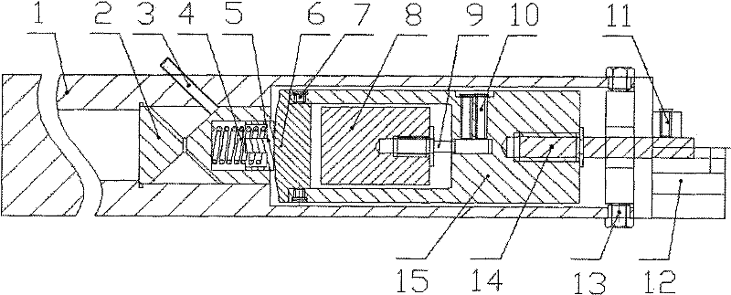 Double-stage tuned mass damper vibration damping-based boring rod structure