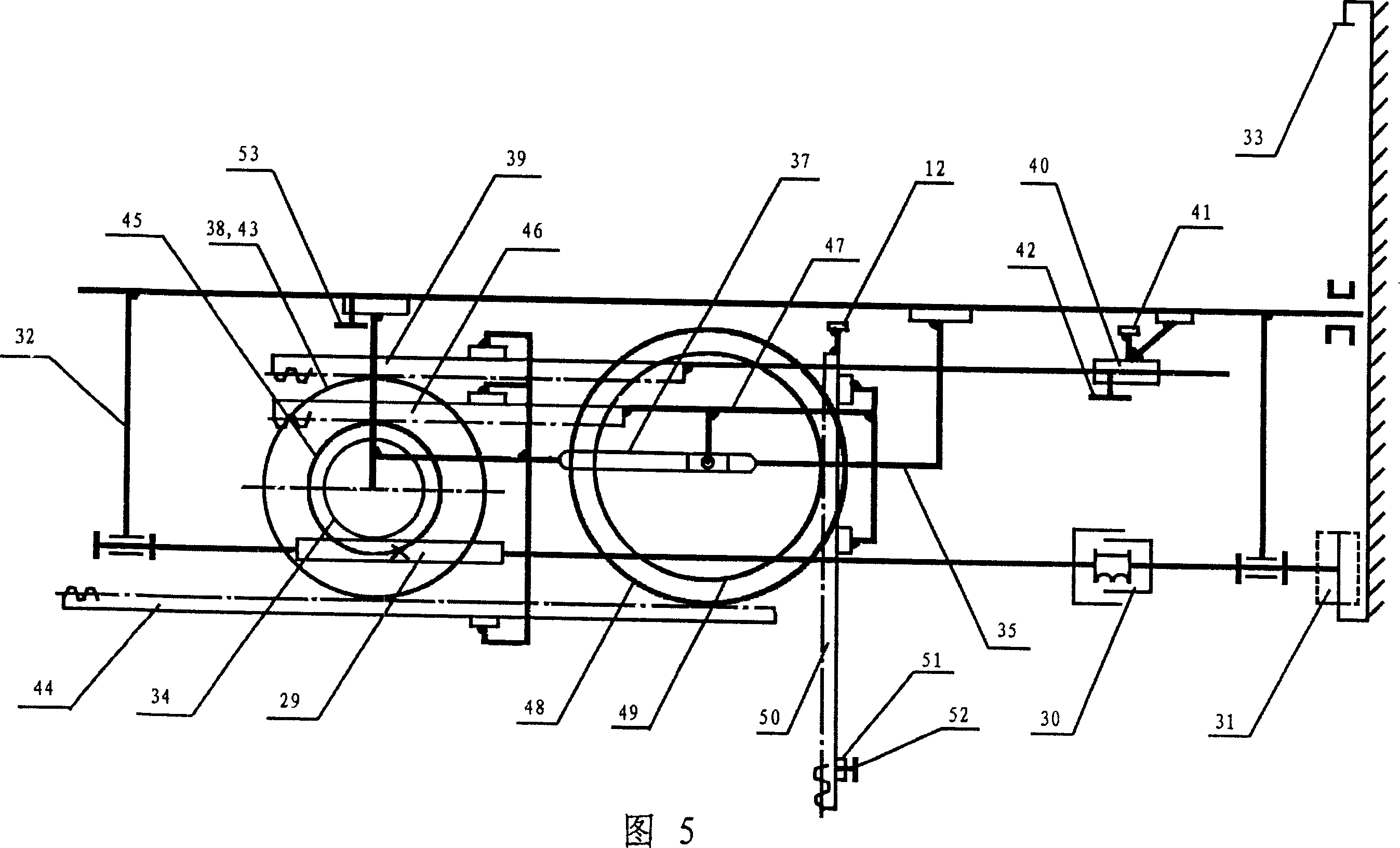 A bed convenient for turning over and leg-bending device