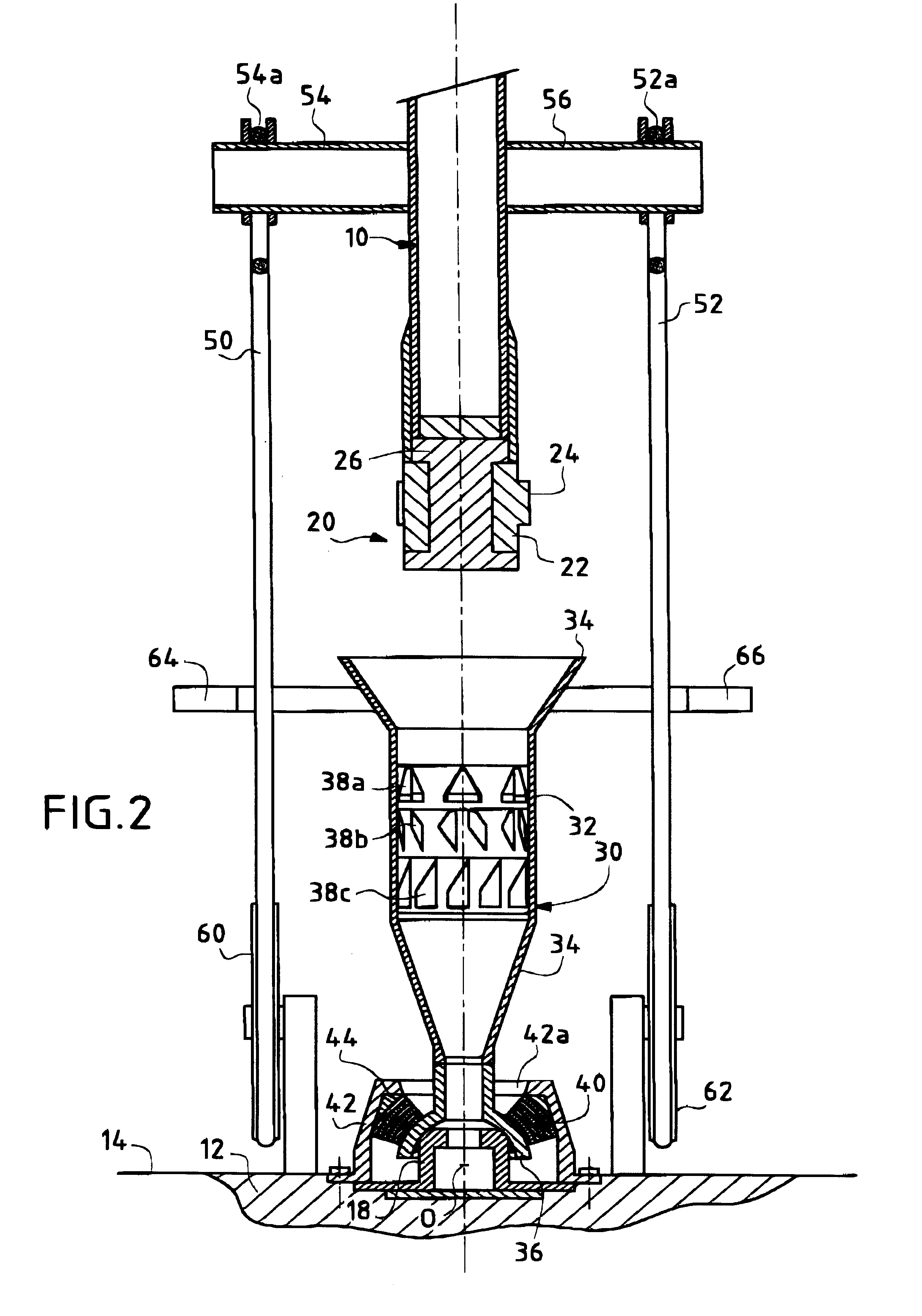 Apparatus for securing a tubular structure to an anchor