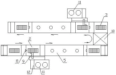 Automatic adhesive sealing device system of hollow plate ceramic diaphragm