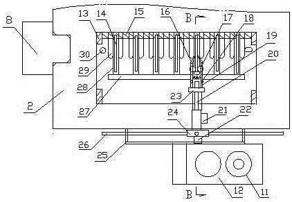 Automatic adhesive sealing device system of hollow plate ceramic diaphragm