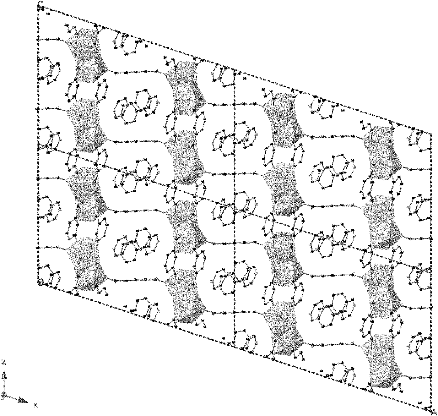 Rare-earth organic coordination polymer taking 4,4'-bipyridyl as template, and preparation method and application thereof