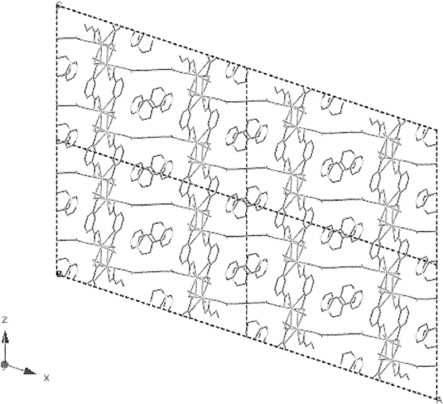 Rare-earth organic coordination polymer taking 4,4'-bipyridyl as template, and preparation method and application thereof