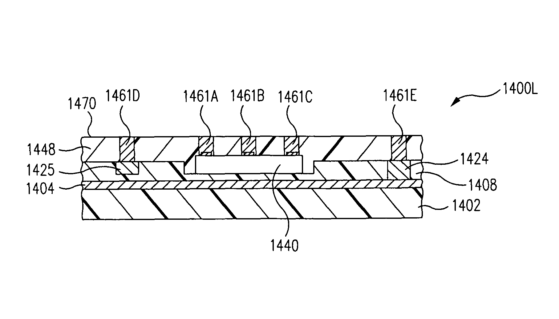 Embedded electronic component package fabrication method