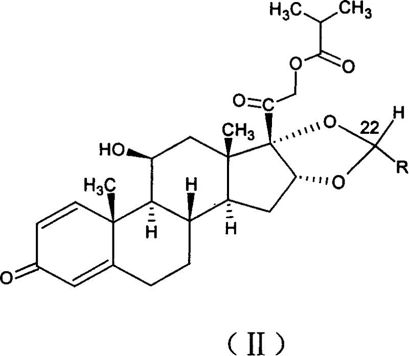 New method for preparing Ciclesonide medication for treating asthma disease