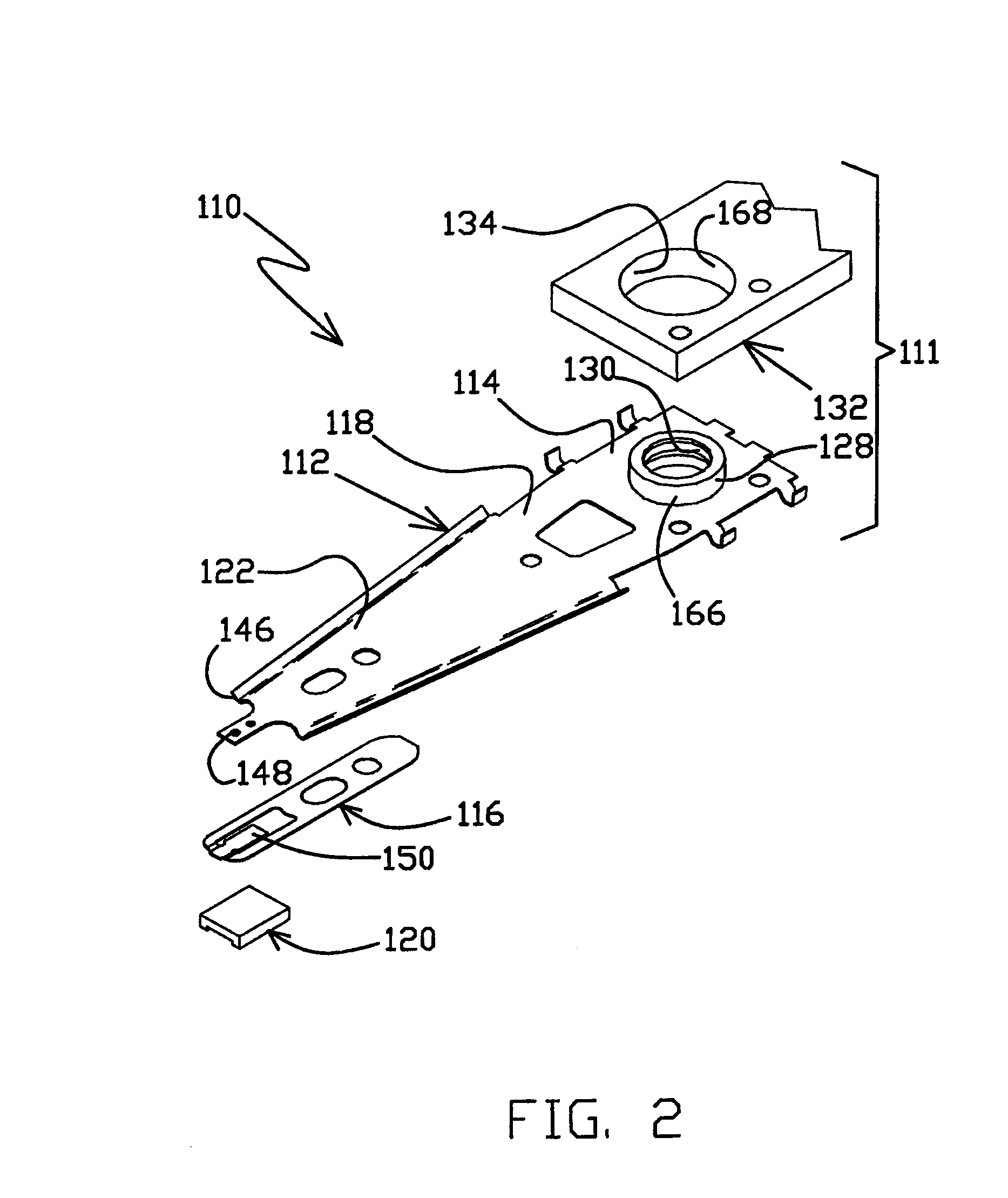 Method of forming a head suspension with an integral boss tower