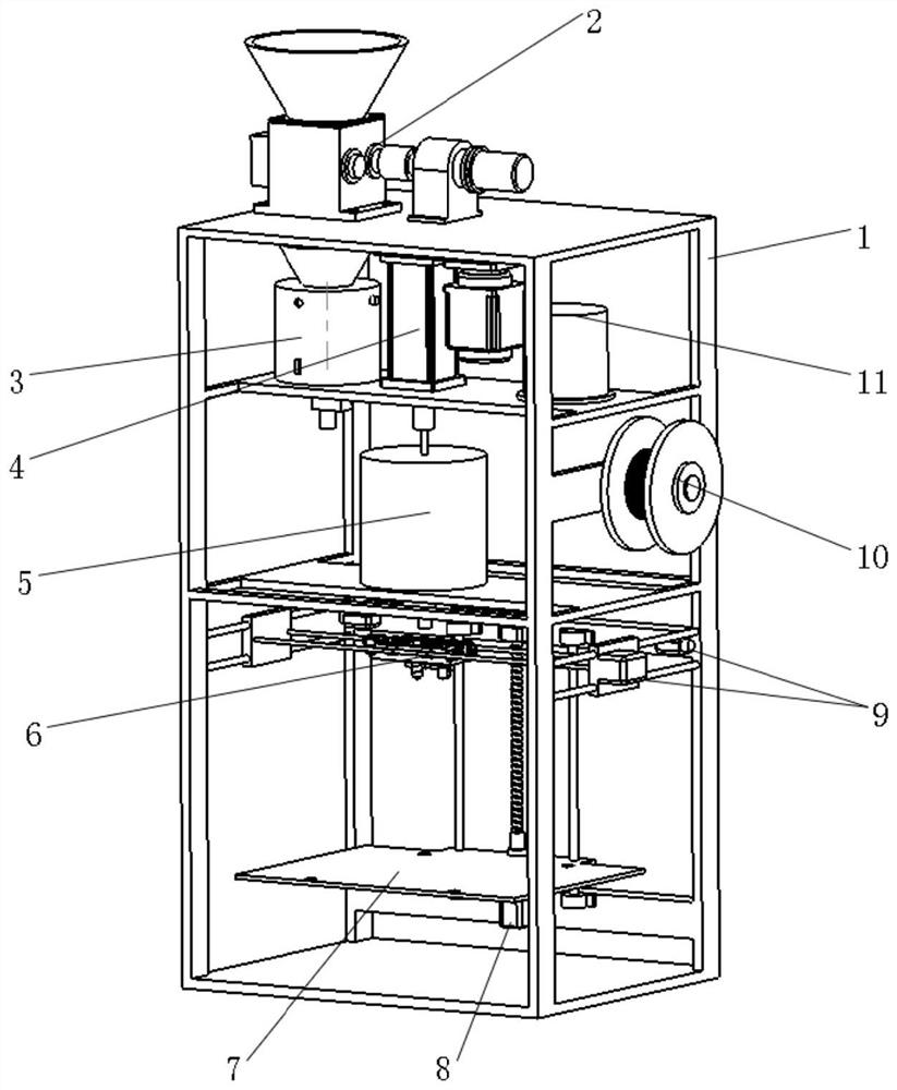 Double-nozzle wax pattern 3D printer