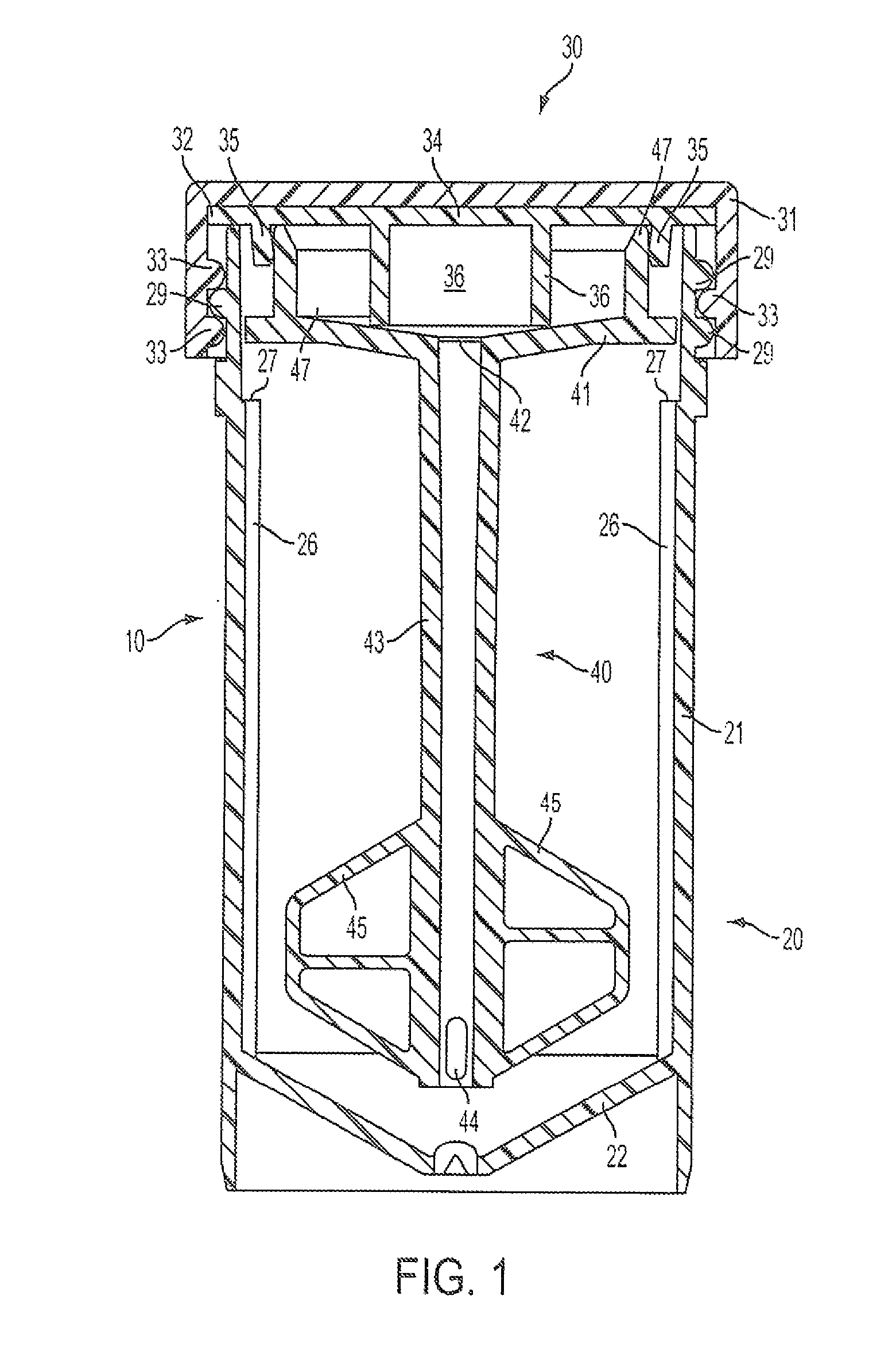 Vial system and method for processing liquid-based specimens