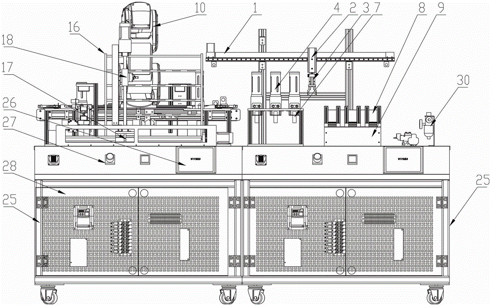 Production line information integration and control practice platform of intelligent manufacture