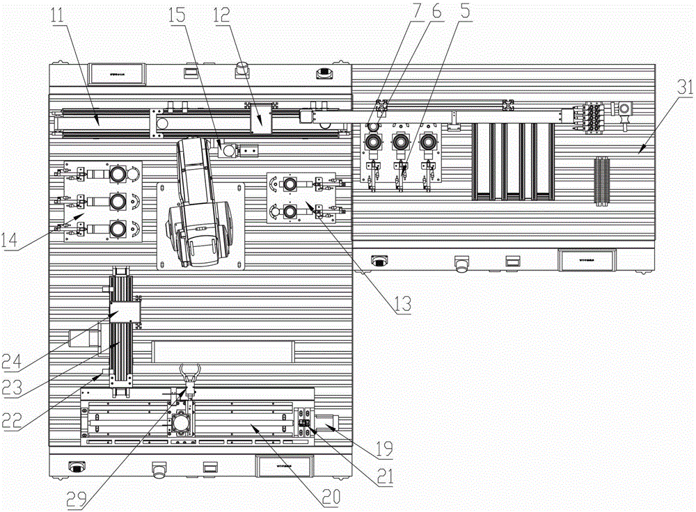 Production line information integration and control practice platform of intelligent manufacture