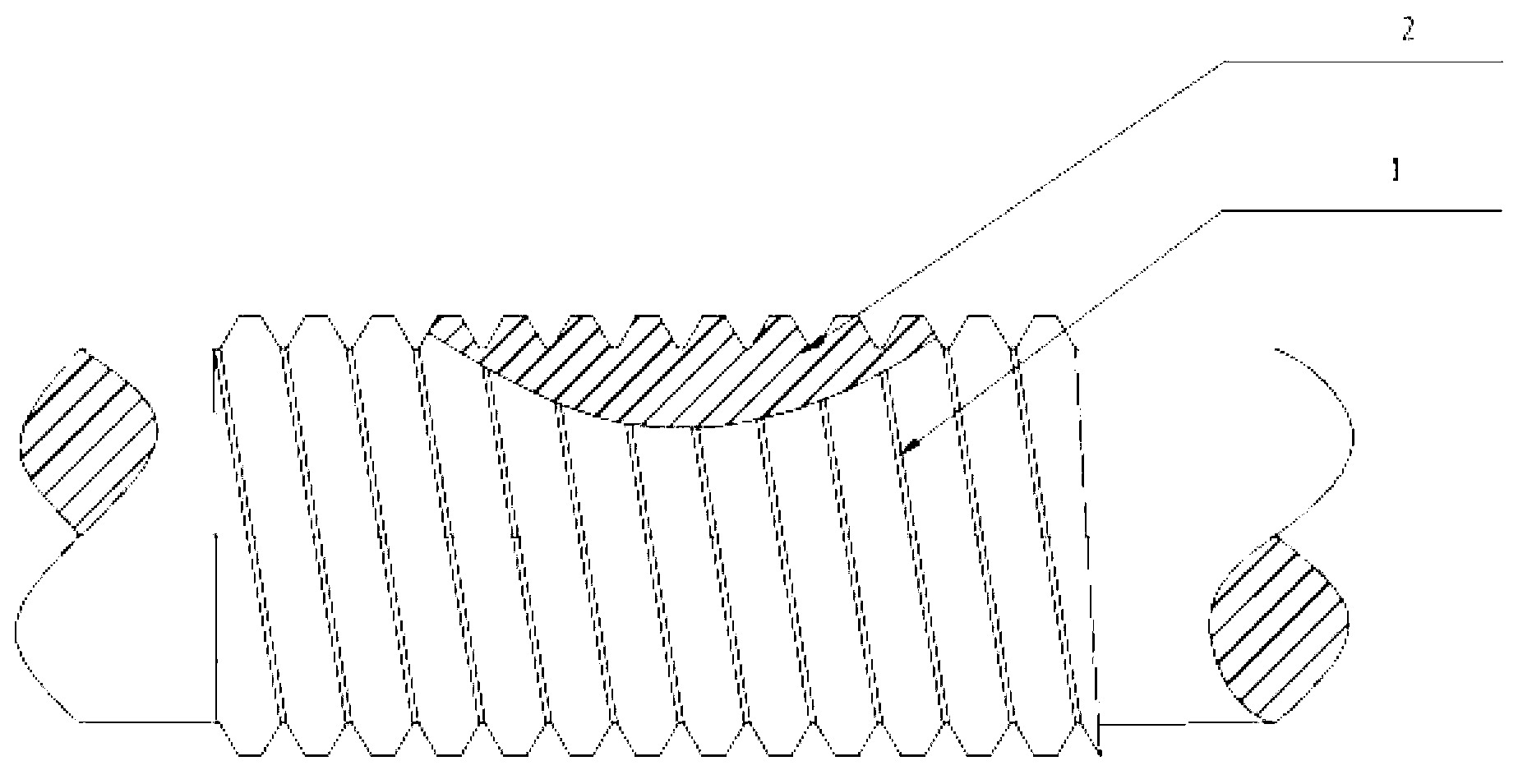 Automatic-door threaded rod and anti-friction coating thereof as well as spraying method of anti-friction coating