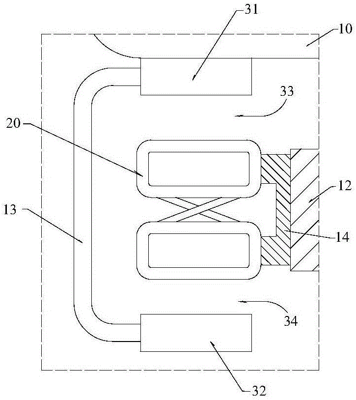 Coil-type permanent-magnet electro-dynamic suspension device for magnetic-levitation train