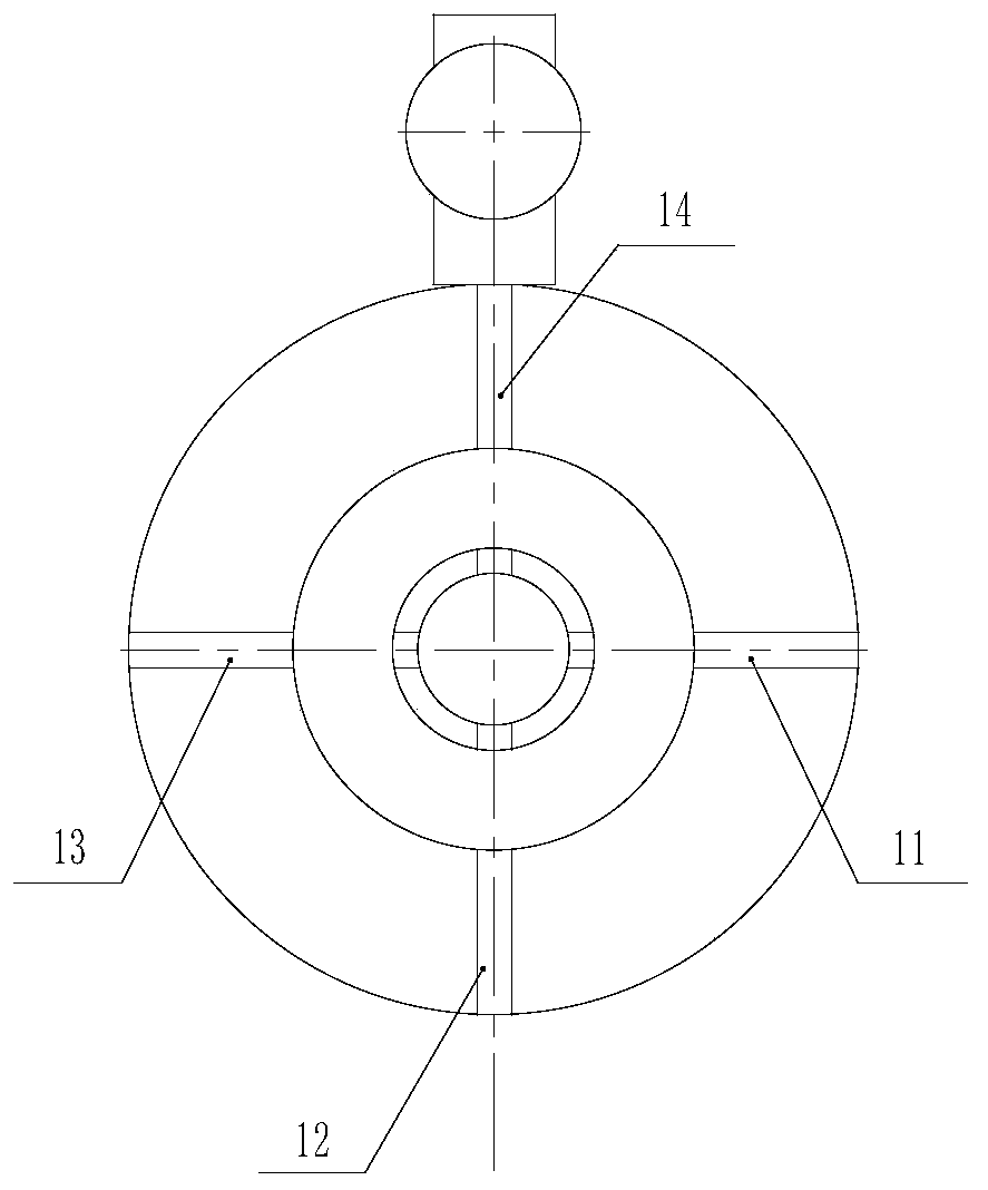 A cavitation-proof and large-range liquid turbine flowmeter