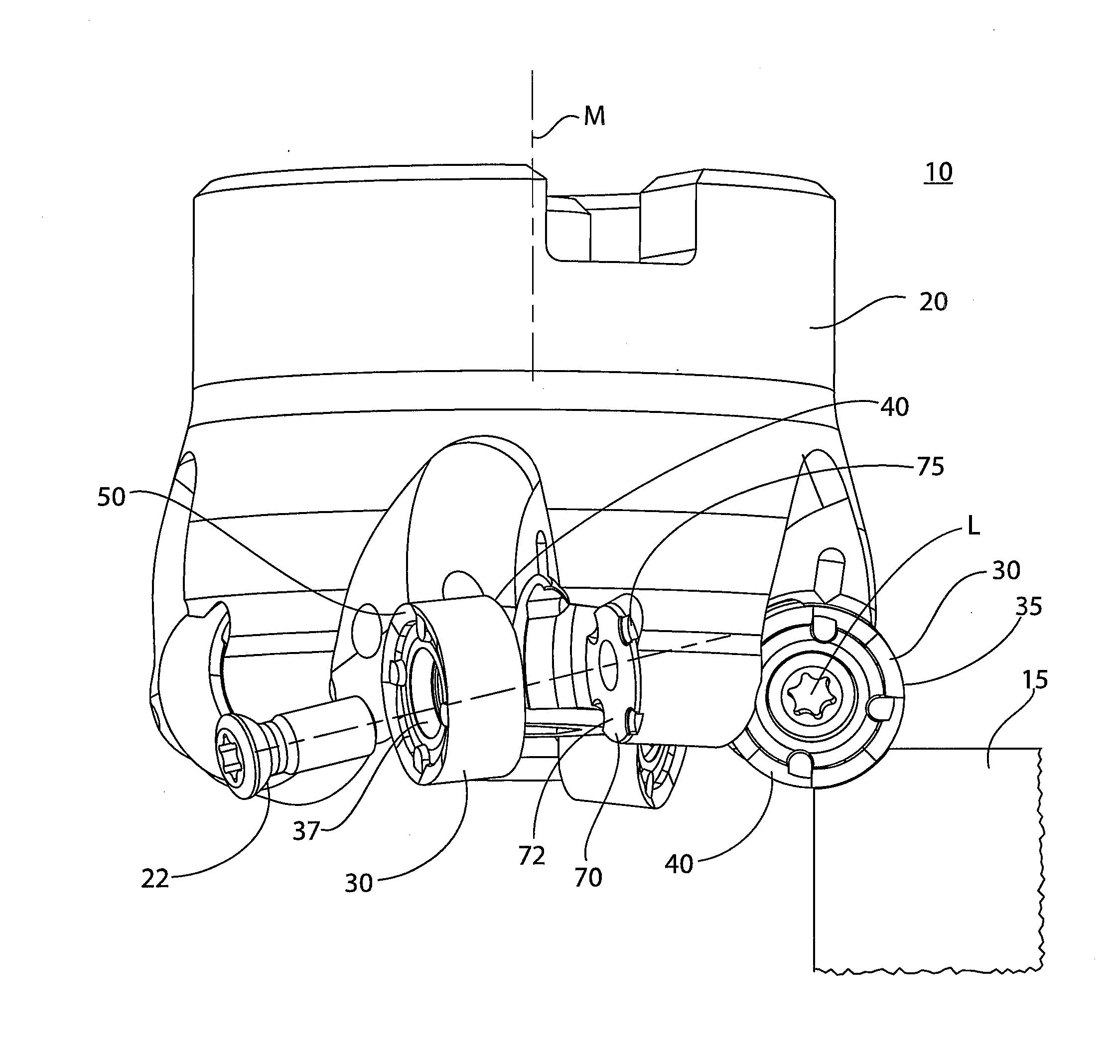 Indexable circular cutting insert