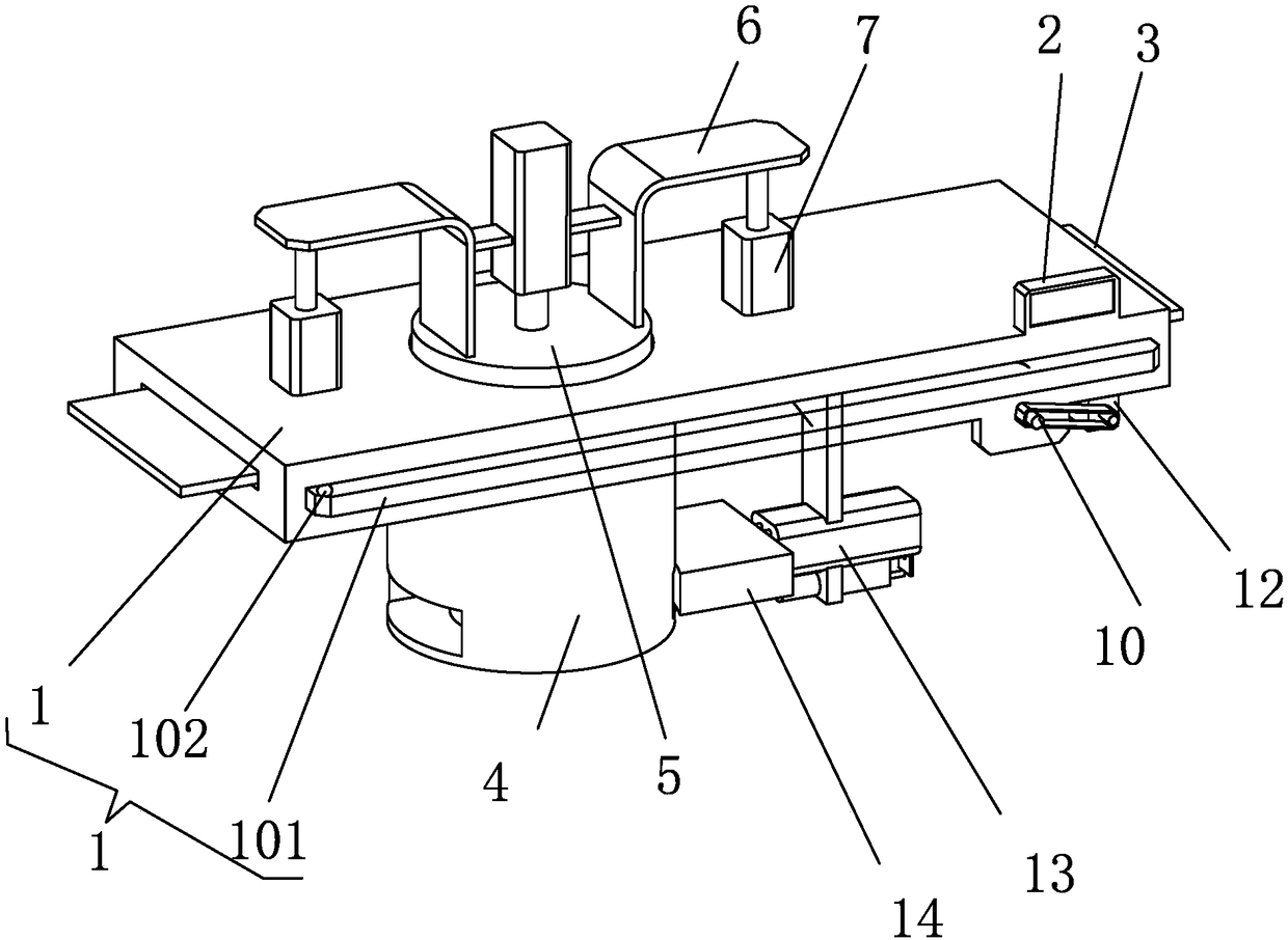 Pneumatic stretching mould