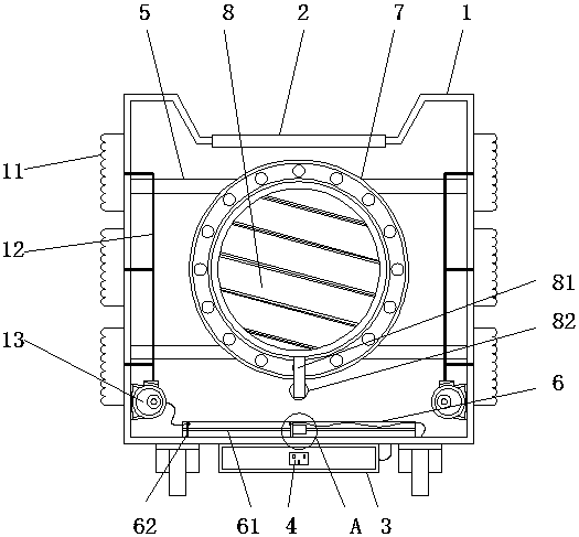 Medical test tube transfer car with protection function