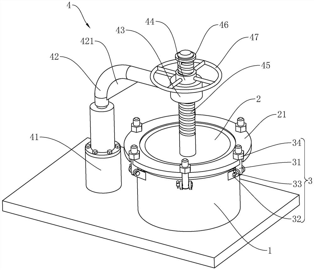 Convenient equipment overhaul inlet structure