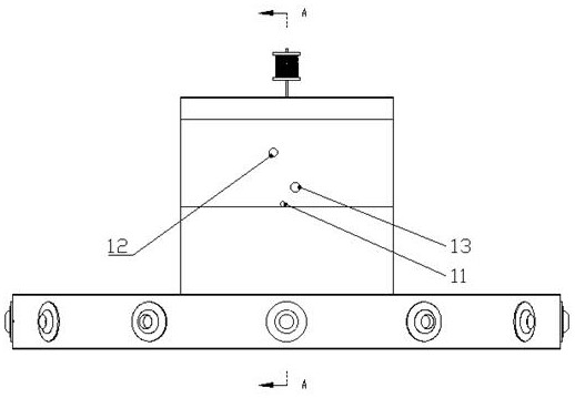 Large-space intelligent variable air supply island device