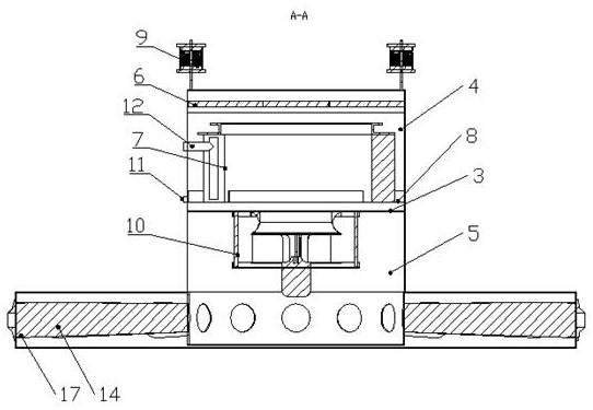 Large-space intelligent variable air supply island device