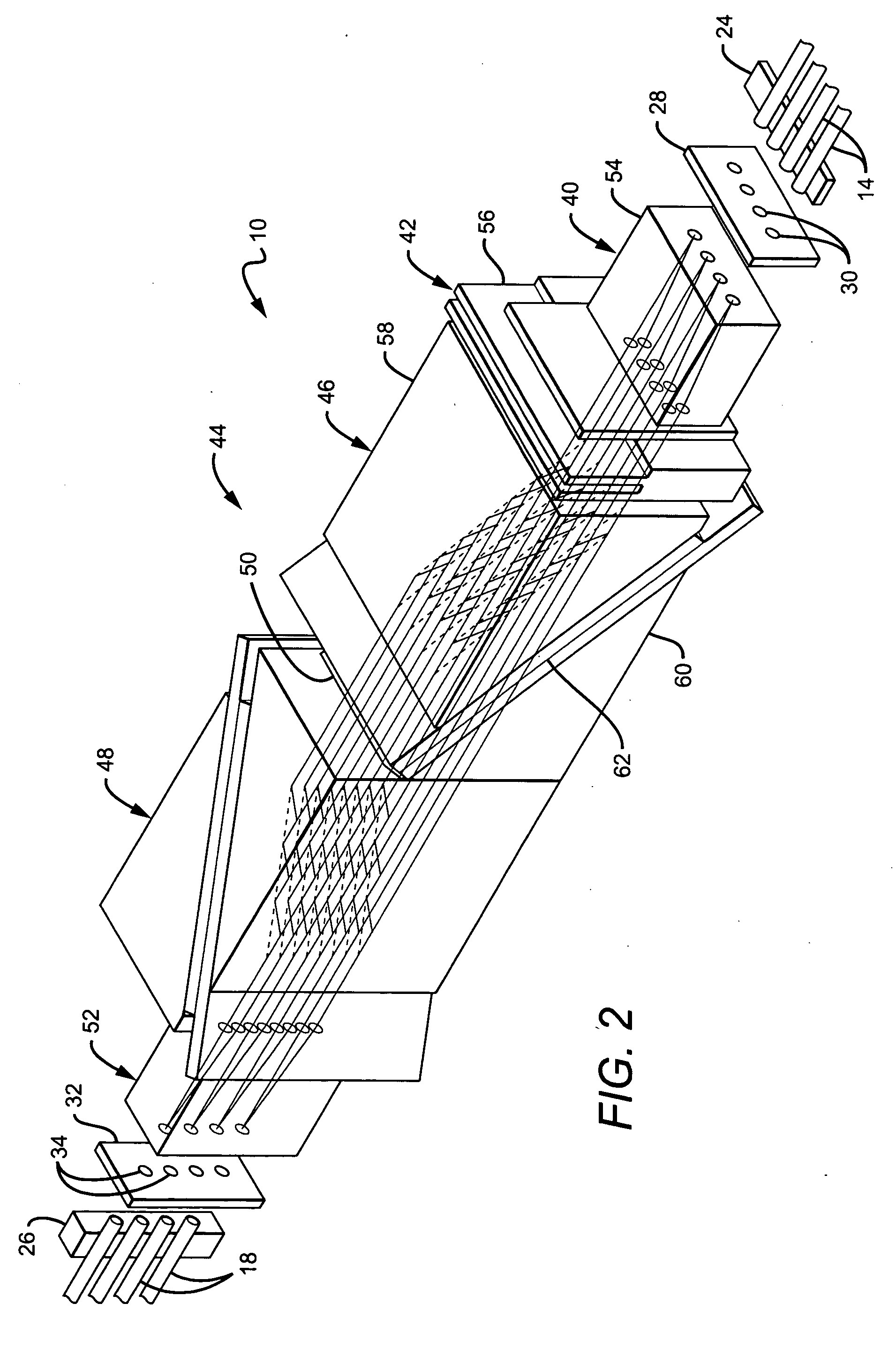 Optical fiber coupling having liquid crystal adaptive coupler