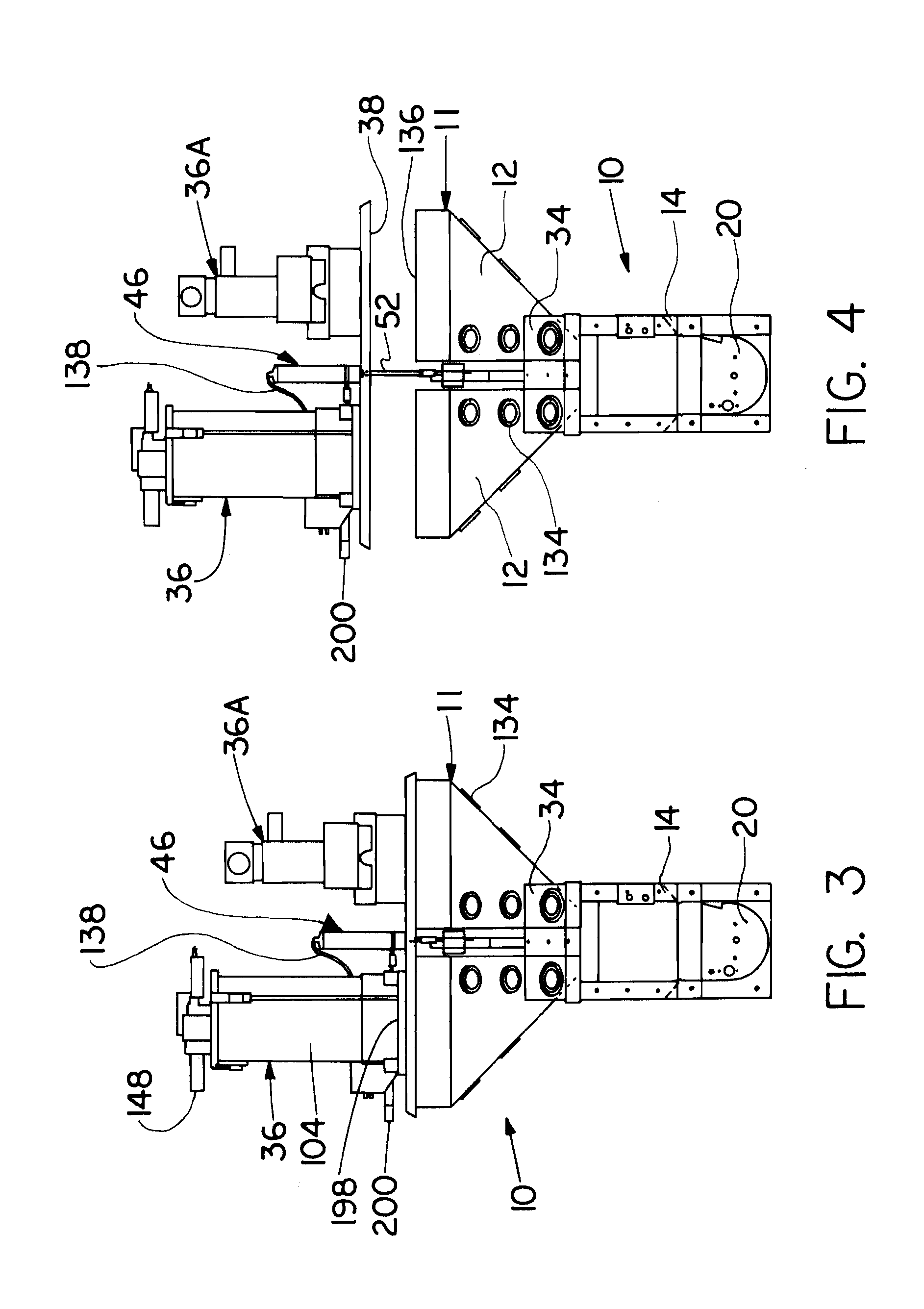 Gravimetric blender with power hopper cover