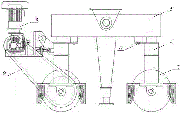 A rain-shielding device for an open-air storage yard and its application method