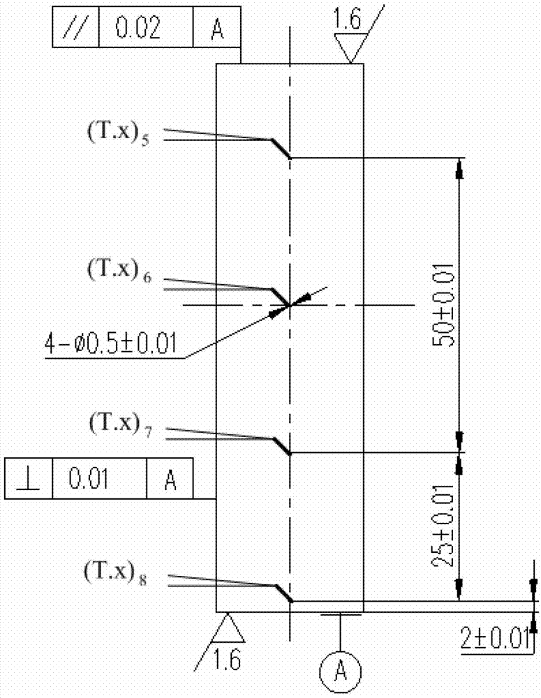 Testing method for testing solid-solid contact thermal resistance by using forward and reverse bidirectional heat flux method