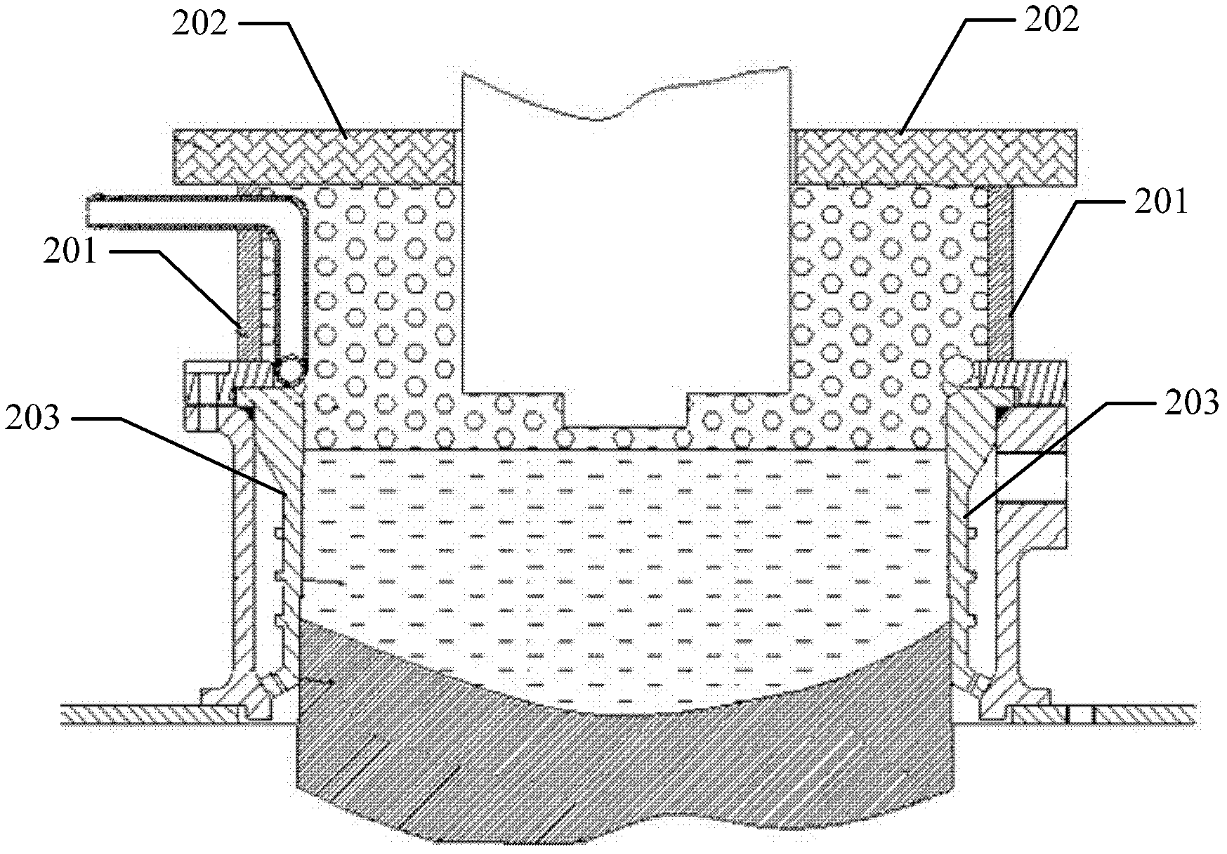 A melt protection device and method