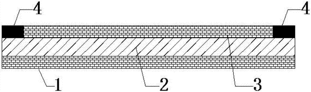 Graphene-based electrothermal film capable of efficient heat conduction and preparation method thereof