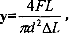 Horizontal type measuring apparatus for Young's modulus