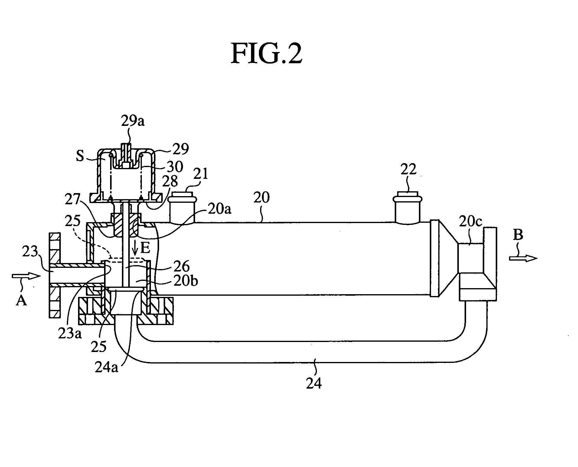 Exhaust gas recirculating device