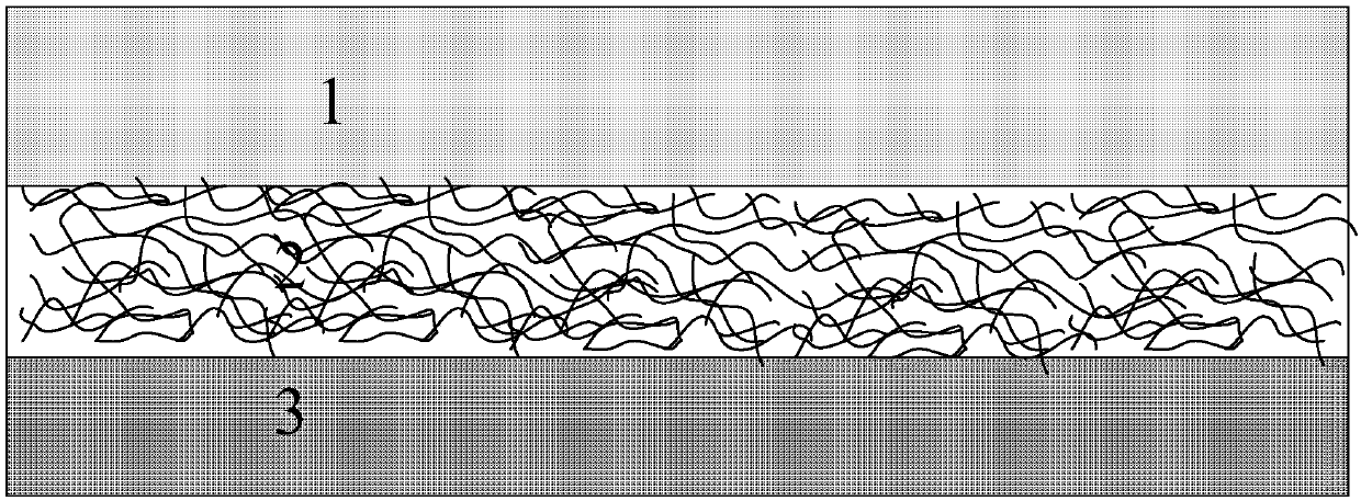 Environment-friendly anti-flaming fabric compound for motor vehicle interior and preparation method thereof