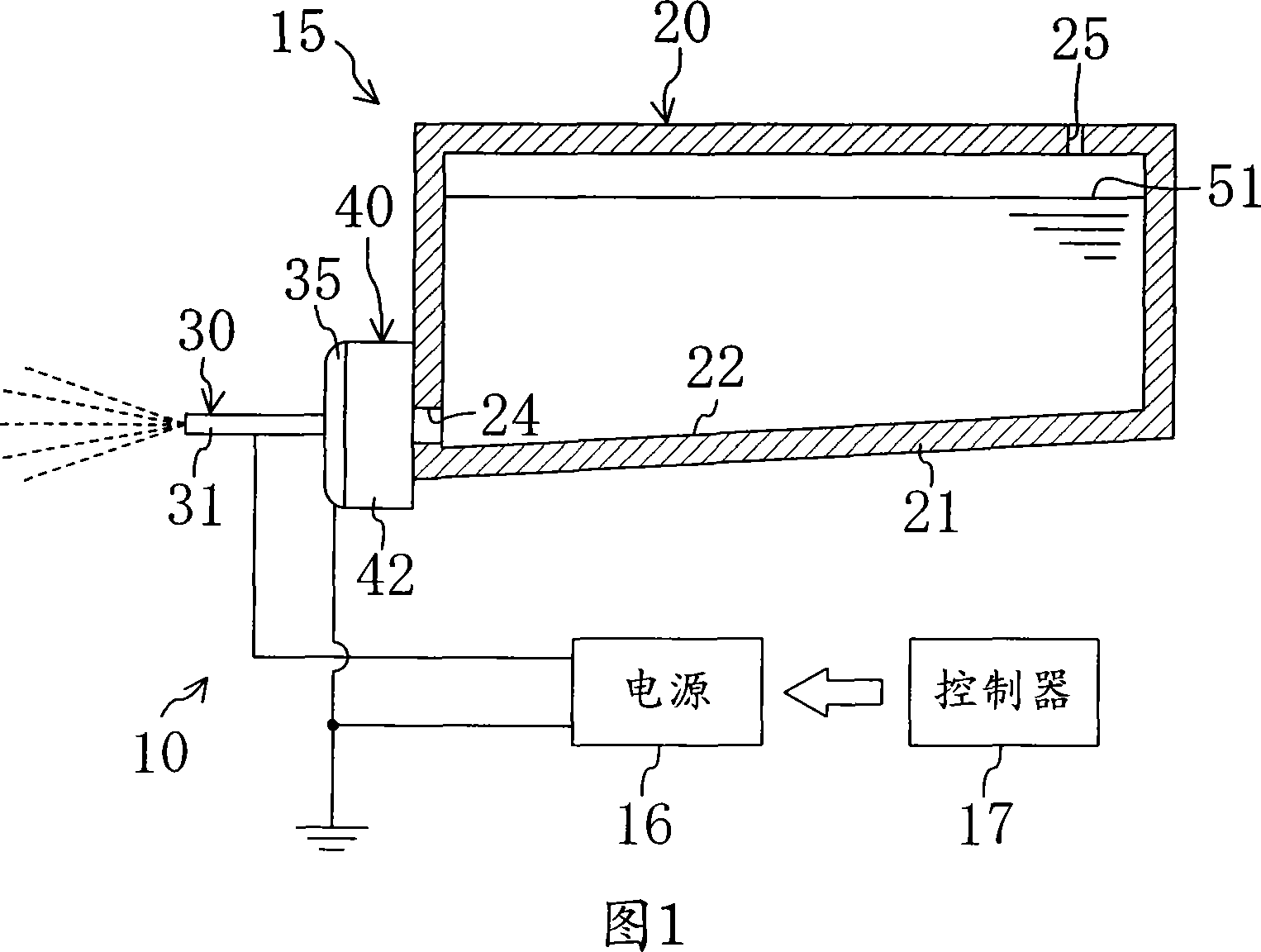 Electrostatic spray apparatus