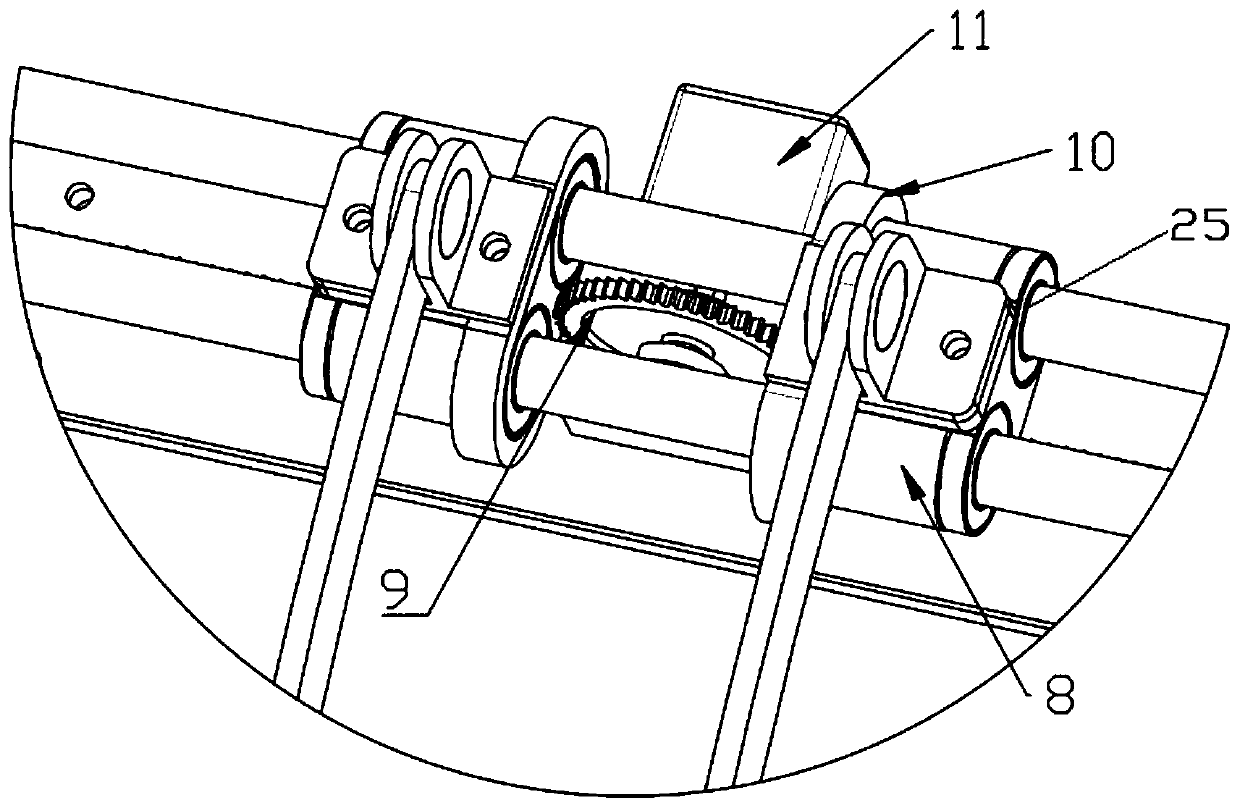 Full-automatic intelligent greenhouse snow removing device and application method thereof