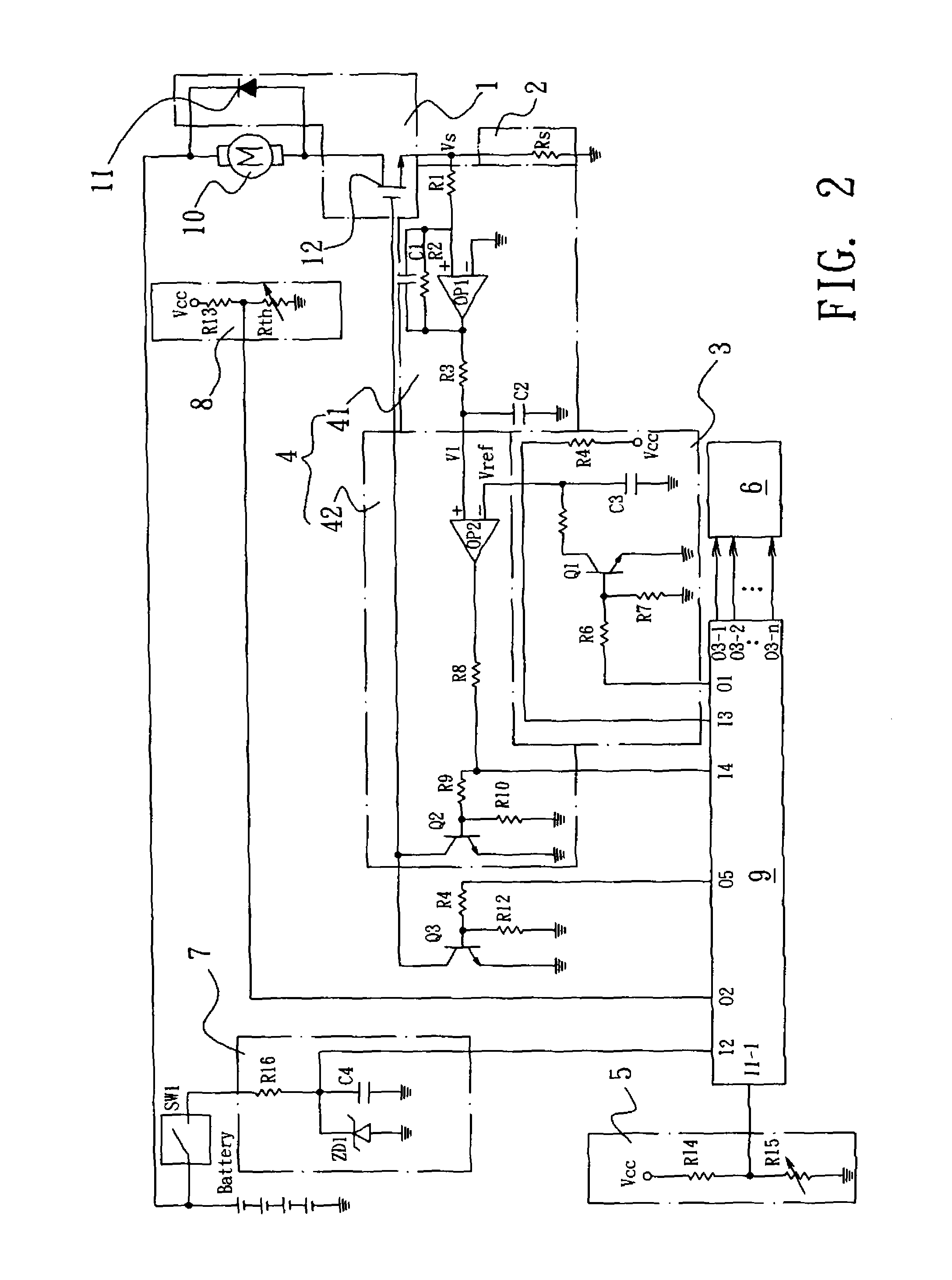 Torque control circuit for impact tool