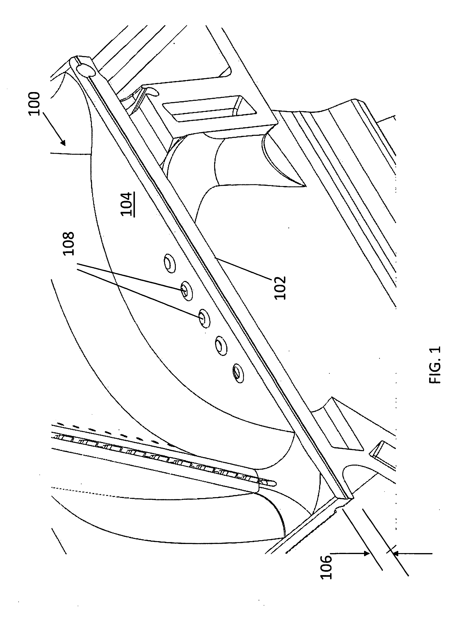 Shaped cooling holes for reduced stress