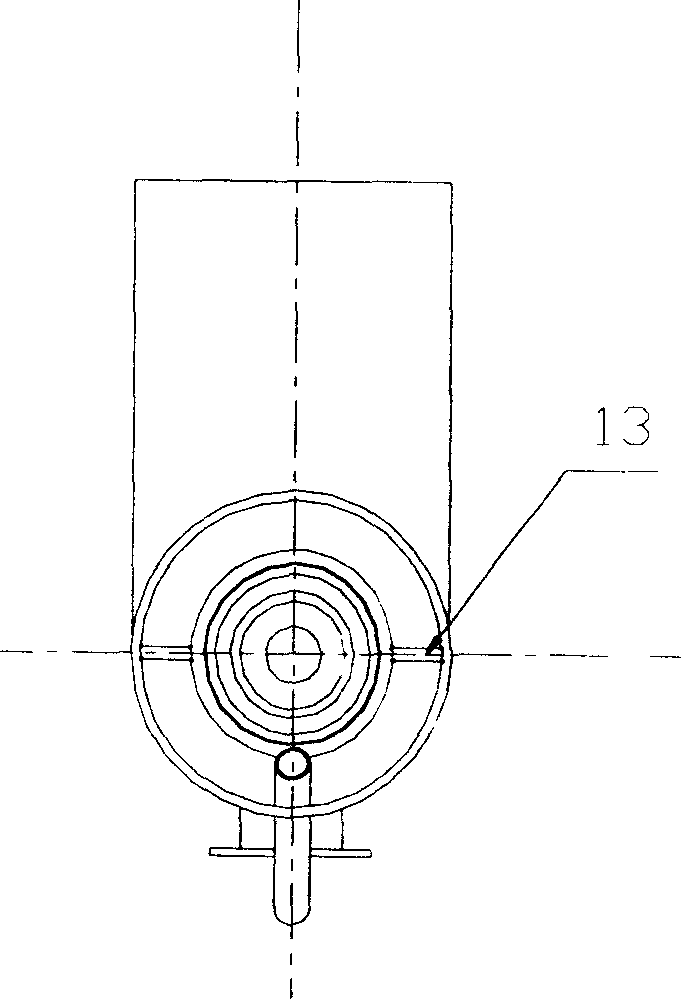 Oil-free directly-ignited burner for induced heating coal powder boiler