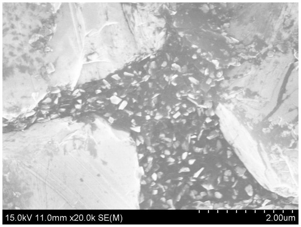 Polycrystalline diamond combined with compound generated through in-situ reaction and preparation method of polycrystalline diamond