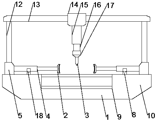 Yellow peach automatic cut-in-half device for canned yellow peach preparing